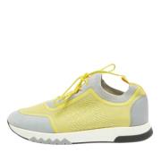 Pre-owned Fabric sneakers Hermès Vintage , Yellow , Heren