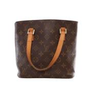 Pre-owned Canvas louis-vuitton-bags Louis Vuitton Vintage , Brown , Da...