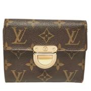 Pre-owned Coated canvas wallets Louis Vuitton Vintage , Brown , Dames