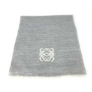 Pre-owned Wool scarves Loewe Pre-owned , Gray , Dames