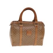 Pre-owned Leather handbags Celine Vintage , Beige , Dames