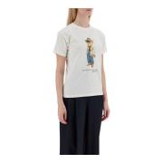 Polo Bear Crew Neck T-Shirt Polo Ralph Lauren , White , Dames