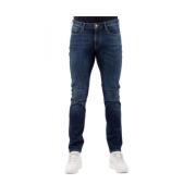 Heren Jeans Stijlvolle Collectie Emporio Armani , Blue , Heren