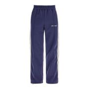 Contrastband Joggers met Track Palm Angels , Blue , Heren