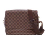 Pre-owned Canvas handbags Louis Vuitton Vintage , Brown , Dames