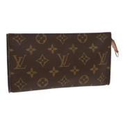 Pre-owned Canvas pouches Louis Vuitton Vintage , Brown , Dames