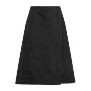 Zwarte Rok Aw24 Damesmode Marni , Black , Dames