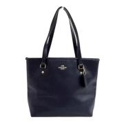 Pre-owned Leather shoulder-bags Coach Pre-owned , Blue , Dames