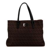 Pre-owned Canvas totes Fendi Vintage , Brown , Dames