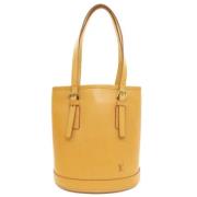 Pre-owned Leather louis-vuitton-bags Louis Vuitton Vintage , Yellow , ...