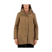 Damesjas Lichtgewicht Waterdicht K-Way , Brown , Dames