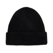 Klassieke Merinowol Beanie Hoed Our Legacy , Black , Heren