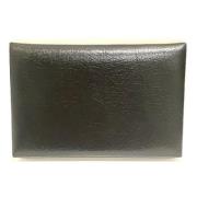 Pre-owned Leather wallets Hermès Vintage , Black , Heren