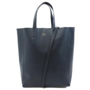 Pre-owned Leather celine-bags Celine Vintage , Blue , Dames