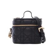 Pre-owned Leather dior-bags Dior Vintage , Black , Dames