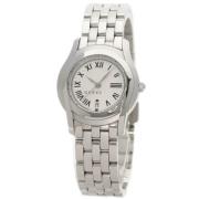 Pre-owned Stainless Steel watches Gucci Vintage , Gray , Dames