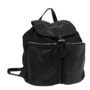 Pre-owned Nylon backpacks Prada Vintage , Black , Dames