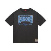 NBA Dames Lakers Logo Tee Mitchell & Ness , Gray , Dames