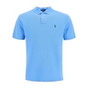 Iconisch Pony Logo Kortemouw Polo Polo Ralph Lauren , Blue , Heren