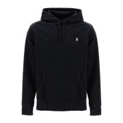 Hoodie met geborduurde pony Polo Ralph Lauren , Black , Heren