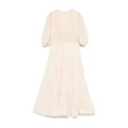 Witte Jurk met Crinoline Inzet Zimmermann , White , Dames