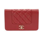 Pre-owned Fabric chanel-bags Chanel Vintage , Red , Dames