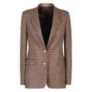 J-Parigi single-breasted two-button blazer Tagliatore , Beige , Dames