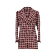 Pre-owned Wool outerwear Chanel Vintage , Red , Dames