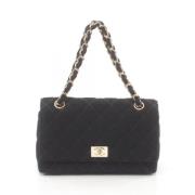 Pre-owned Canvas chanel-bags Chanel Vintage , Black , Dames