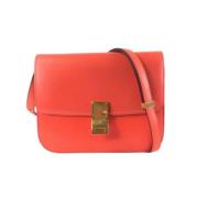 Pre-owned Leather celine-bags Celine Vintage , Orange , Dames