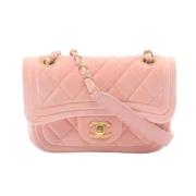 Pre-owned Fabric chanel-bags Chanel Vintage , Pink , Dames