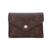 Pre-owned Coated canvas wallets Louis Vuitton Vintage , Brown , Dames