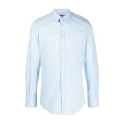 Lange mouwen knoopshirt Dolce & Gabbana , Blue , Heren