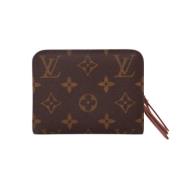 Pre-owned Coated canvas wallets Louis Vuitton Vintage , Brown , Dames