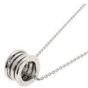 Pre-owned White Gold necklaces Bvlgari Vintage , Gray , Dames