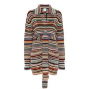 Maxi Cardigan MultiColour Sweaters PS By Paul Smith , Multicolor , Dam...