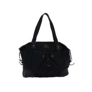 Pre-owned Nylon handbags Burberry Vintage , Black , Dames