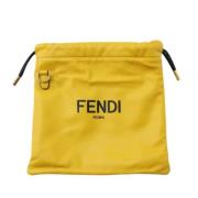 Pre-owned Fabric fendi-bags Fendi Vintage , Yellow , Dames