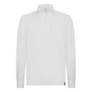 Japanse Jersey Polo Shirt Boggi Milano , White , Heren