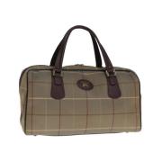 Pre-owned Canvas handbags Burberry Vintage , Beige , Dames