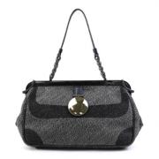 Pre-owned Canvas shoulder-bags Bottega Veneta Vintage , Black , Dames