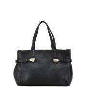 Pre-owned Leather handbags Salvatore Ferragamo Pre-owned , Black , Dam...