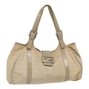 Pre-owned Canvas fendi-bags Fendi Vintage , Gray , Dames