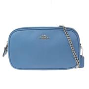 Pre-owned Leather shoulder-bags Coach Pre-owned , Blue , Dames