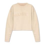 Sweatshirt met geborduurd logo Maison Margiela , Pink , Dames