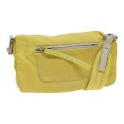 Pre-owned Nylon prada-bags Prada Vintage , Yellow , Dames