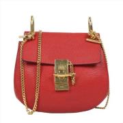 Pre-owned Leather handbags Chloé Pre-owned , Red , Dames