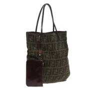 Pre-owned Wool totes Fendi Vintage , Brown , Dames