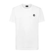 Casual Katoenen T-shirt Billionaire , White , Heren