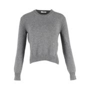 Pre-owned Wool tops Celine Vintage , Gray , Dames